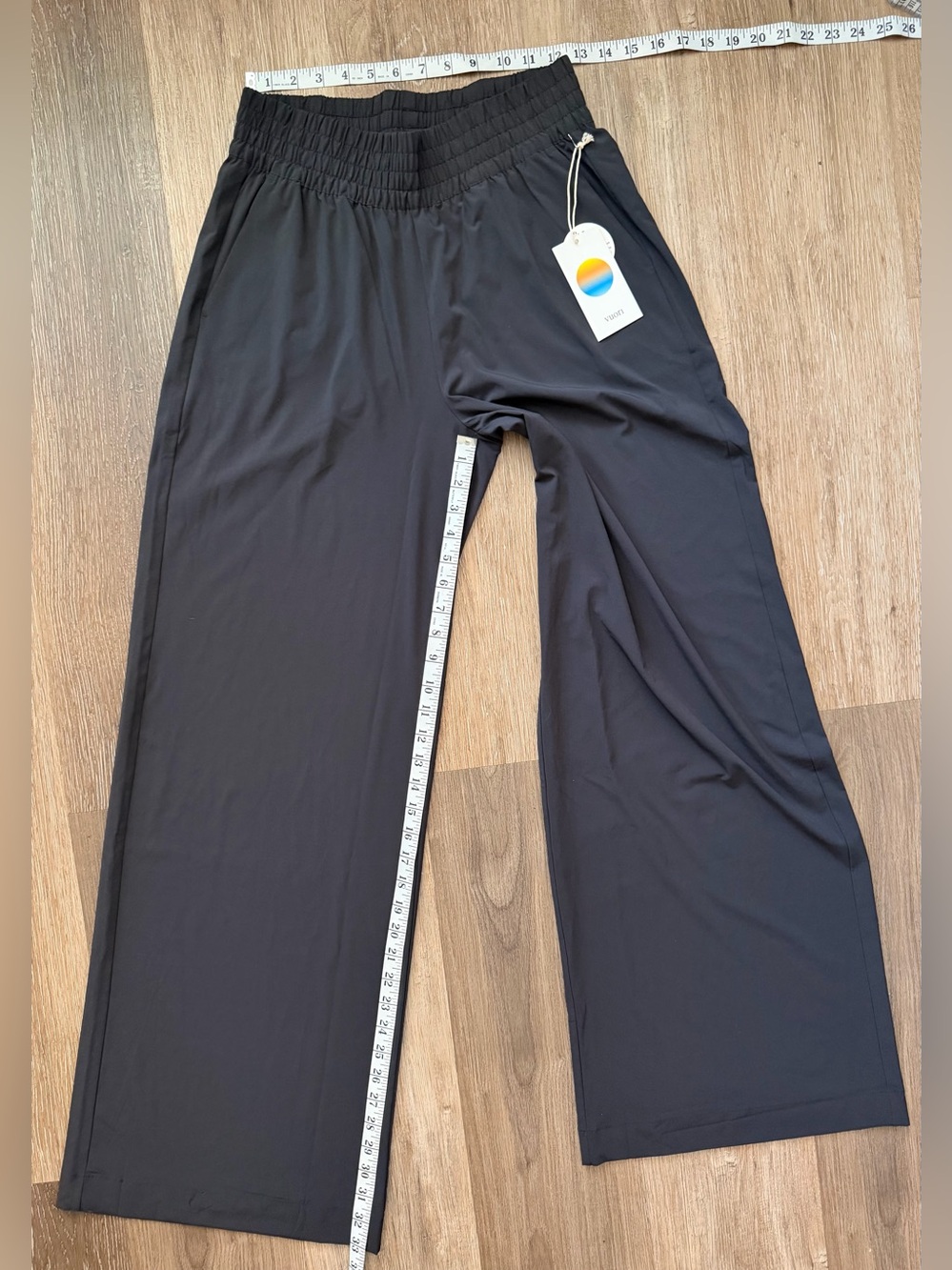 Vuori Villa Wide Leg-LONG- Black Women’s Sz Medium VW4047-L NWT - Picture 5 of 5